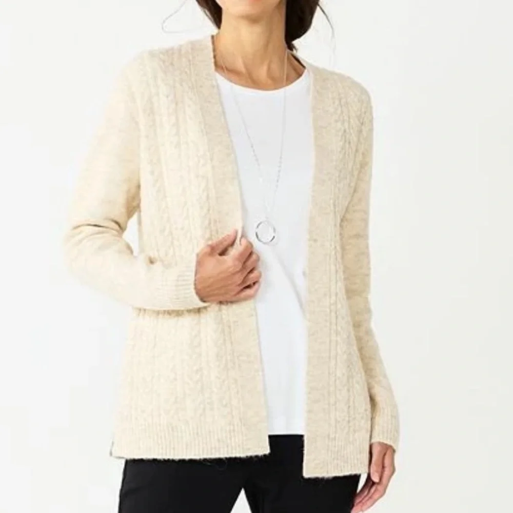 Croft & barrow extra cozy cardigan - Picture 1 of 6
